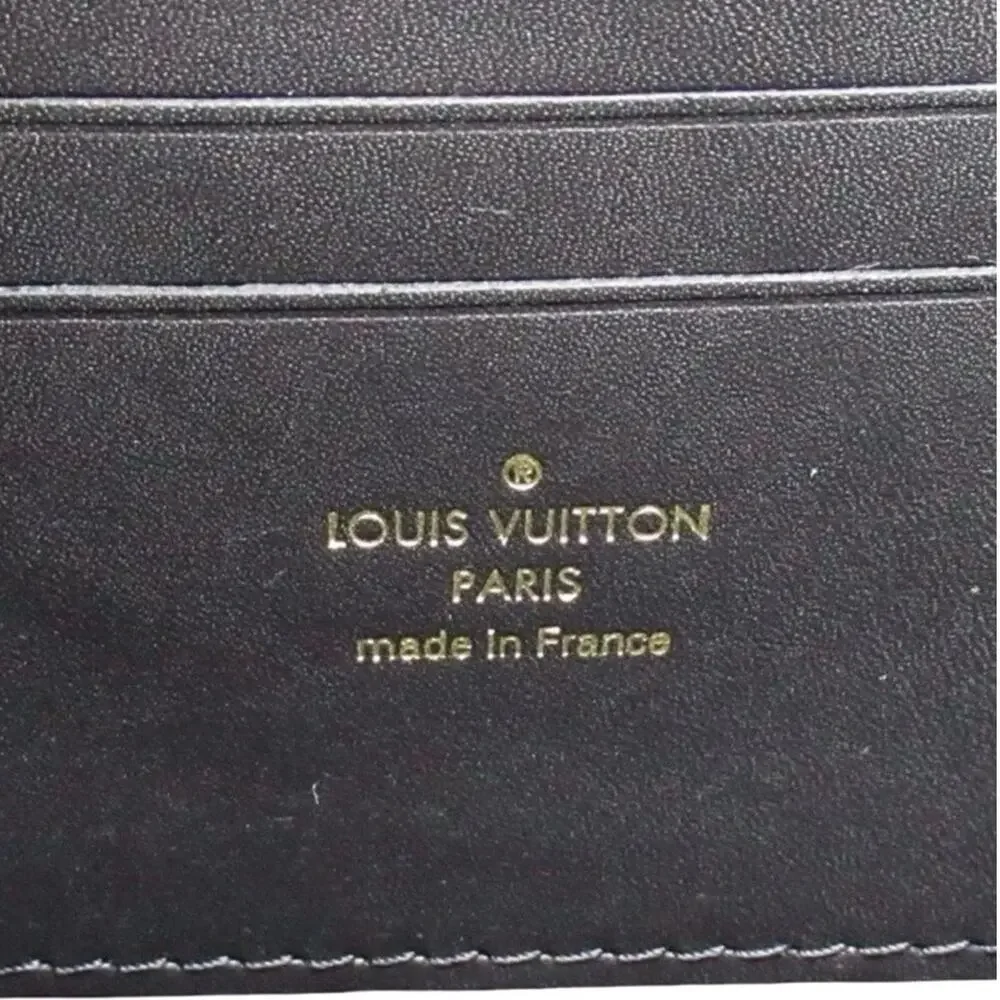 Louis Vuitton 1854 Dauphine Chain Wallet /Bag Black Ivory Jacquard LV Crossbody